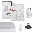 thumbnail image 1 of Baby’s First by Nemcor 8 Piece Nursery Crib Bedding Set, Forest Adventures, 1 of 8