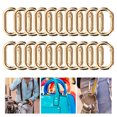 thumbnail image 1 of Alloy Oval Spring Buckle, 23mm Oval Spring Buckle Practical Useful Easy Carrying 23mm Alloy   Opening Closing  For Purses For Keychain Strap For Bags, 1 of 8