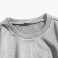 thumbnail image 4 of Bmisegm T-Shirts Graphiques à Manches Longues Décontractés pour Femmes, Chandails à Col Rond, Hauts à Enfiler pour Femmes, Chandails Décontractés pour Femmes, Gris TTG, 4 of 6