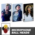 thumbnail image 4 of SHISUYAN 4pcs Microphone Replacement Grille Metal Mic Head Mic Part Wireless Mic Supply, 4 of 9