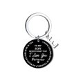 thumbnail image 3 of Creative DIY To My SON Black Stainless Steel Last Name 26 Letter Keychain 2.5cm, 3 of 8