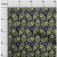 thumbnail image 2 of oneOone Georgette Viscose Black Fabric Skull Craft Projects Decor Fabric Printed By The Yard 42 Inch Wide, 2 of 5