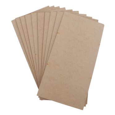 10 Feuilles Planche en Bois pour Peinture Pièces en Bois, Bois, 10X20cm