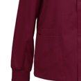 thumbnail image 3 of Womens Scrub Jacket Workwear Snap Front Warm-up Scrubs Jacket, 3 of 4