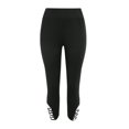 thumbnail image 4 of Womens Fashionable Solid Color Waist Tightening And Buttocks Lifting Pants, 4 of 5