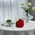 thumbnail image 3 of XZNGL Fake Flowers Outdoor Fake Flowers for Decoration Hydrangeas Fake Flowers Simulation Flowers Hydrangea Home Decoration Wedding Hand Bouquet Flower Flower Wall Fake Flowers Hanging Fake Flowers, 3 of 7