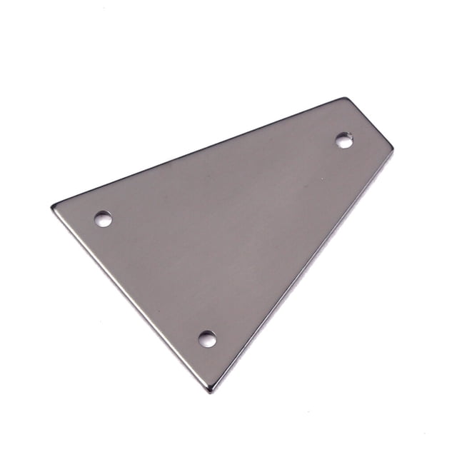 facefd Blank Aluminum Alloy Truss Rod Cover ACCS for Import Jackson Guitar - Grey