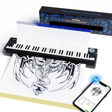 PeriPage Pino Wireless Tattoo Stencil Printer - Portable Thermal Transfer Machine for Pro & Beginner Tattooists, Compatible with Phone, Pad & PC