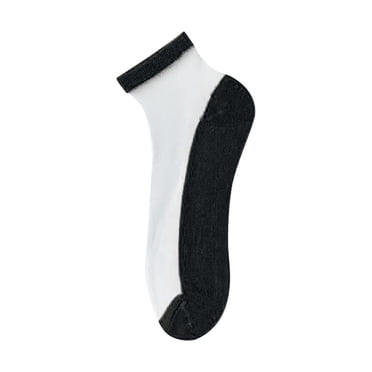 IROINID On Sale Ankle Socks for Women Mesh Ladies Solid Patchwork Thin Socks Stockings
