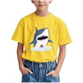 thumbnail image 1 of WRKEKC T-Shirts d'Été pour Garçons, T-Shirts Décontractés pour Garçons, T-Shirts Polyvalents Décontractés à Manches Courtes pour Enfants avec Motif Imprimé et Col Rond, 1 of 6