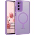 thumbnail image 1 of [PST] Samsung Galaxy S20 FE Case, Matte Rubber Hybrid Back Cover with Magnetic MagSafe Compatible, 1 of 5