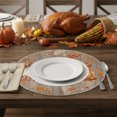 thumbnail image 3 of Cameland Table Mats Fall Newly Linen Maple Pumpkin Interest Print Round Placemats Home Decoration Vibe Arrangement, 3 of 6