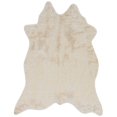 thumbnail image 1 of Tapis Imitation Peau de Vache, Ivoire, 1 of 6