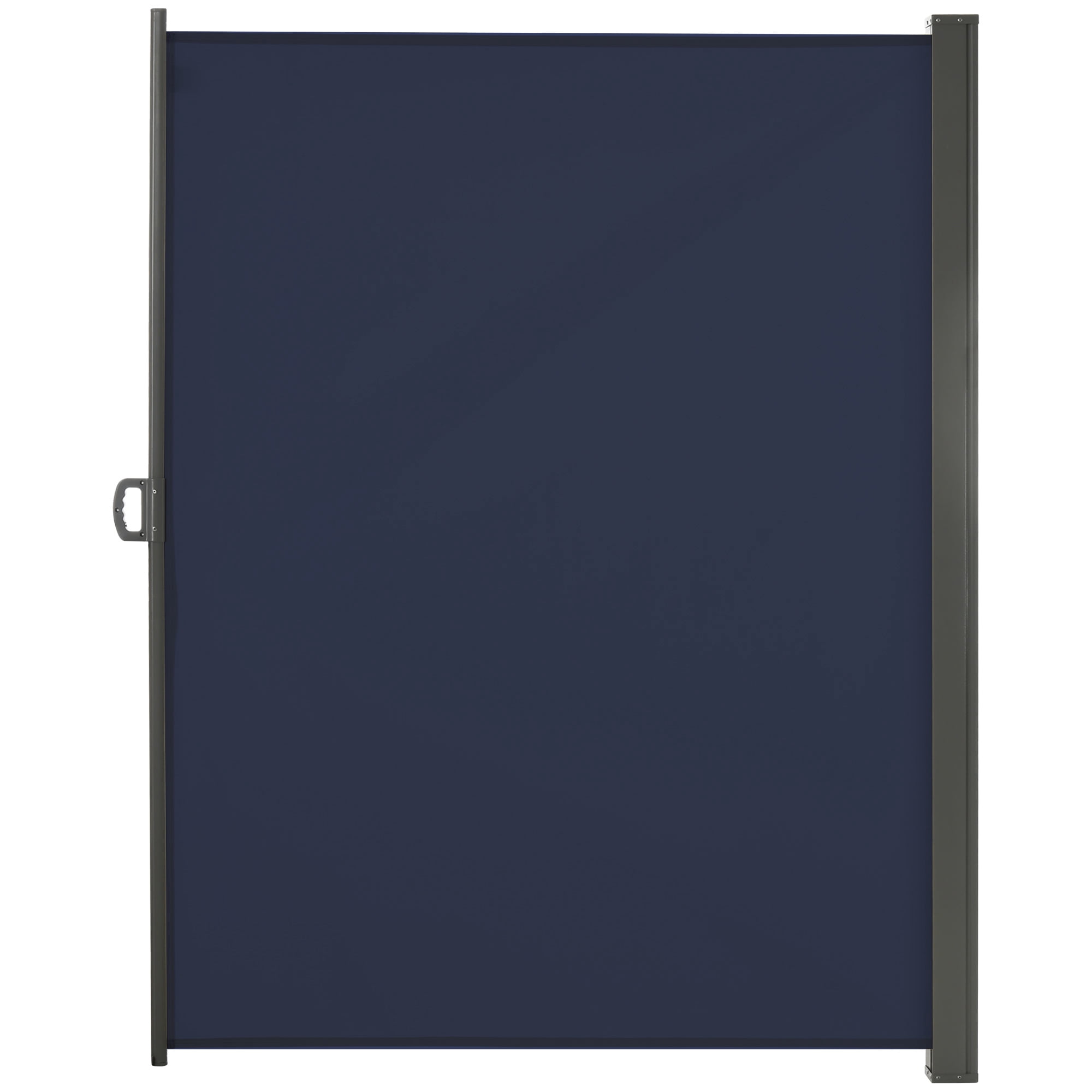 Outsunny 118" x 79" Retractable Side Awning Folding Privacy Screen Blue