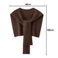 thumbnail image 3 of Women's Shawl Wrap Poncho Cape Open Front Cardigan Scarf Pashmina Shawls For Fall Winter, 3 of 6