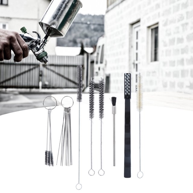 Cleaning Kit Brush 19pcs Hardware Accessory, Portable Cleaning Kit, Nozzles For Airbrush Equipment Spray Tools