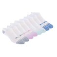 thumbnail image 1 of PUMA Chaussettes de Course Basses pour Femmes, Lot de 8, Blanches, 9 11 US, 1 of 2