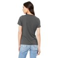thumbnail image 2 of BELLA+CANVAS 6400 - T-Shirt en Jersey à Manches Courtes Décontracté, TG, Asphalt, 2 of 3