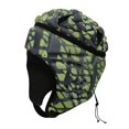 thumbnail image 2 of Almencla Chapeau de Gardien de But EVA Rugby Soccer Protection Tête Vert, 2 of 8