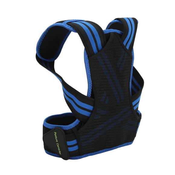 Back Straightener, Widened Shoulder Strap Posture Corrector Comfortable For Girl L Blue