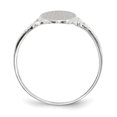 thumbnail image 2 of Bague Chevalière en Or Blanc 14K, 2 of 5
