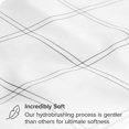 thumbnail image 2 of Bare Home Drap-Housse - Premium 1800 Collection - Poche Profonde - Ultra Doux, Résistant aux Plis - Très Grand Simple, Carreaux Modernes - Blanc/gris, 2 of 5