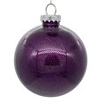 thumbnail image 2 of Vickerman N211526 Boule Transparente Pailletée Prune de 6 Po - 4 par Sac, 2 of 3