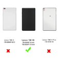 thumbnail image 2 of Mignova pour Lenovo Tab E8/TB8304F Étui pour Tablette 8,0 Pouces, Étui Hybride Robuste Antichoc avec Armure Rigide, Protection Intégrale avec Support Intégré pour Lenovo Tab E8/TB8304F 8,0 Pouces (Noir/bleu), 2 of 7