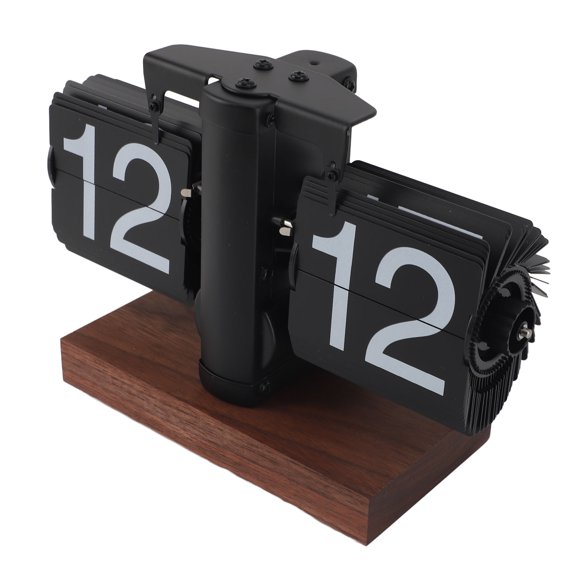 Flip Desk Clock, Auto Flip Desk Clock Vintage 24 Hours For Living Room