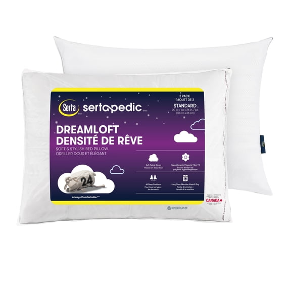 Sertapedic DreamLoft 2pk Pillow
