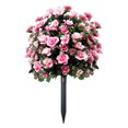 thumbnail image 2 of ZZkhGO Artificial Rhododendron Tree, Outdoor Decorative Faux Flowers, Weather-Resistant Fake Stake with Realistic Appearance for Party Wedding Scene Arrangement, Pink, 2 of 7