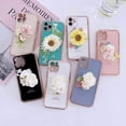 thumbnail image 2 of Étui Robuste pour iPhone 11 Pro Max, Bracelet Chaîne de Poignet, Style Fleur de Luxe - Rose, 2 of 5
