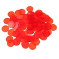 thumbnail image 1 of KLKCMS 100Pcs Chips Markers for Fun Family Club Bingo Game 4 Colors Red, 1 of 8