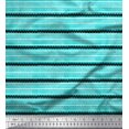 thumbnail image 1 of Soimoi Cotton Duck Fabric Stripe Block Printed Fabric 1 Yard 56 Inch Wide, 1 of 3