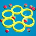 thumbnail image 1 of WHEANG Pool Game With Score Combo Pool Floats With 10 Colorful Tossing Toss Game Swimming Toys Accessories For Family Par Dive Rings, 1 of 9