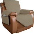 thumbnail image 1 of 2024 Reversible Quilted Sofa Cover  Water Resistant Slipcover Furniture Protector  Washable Couch Cover with Non Slip Foam and Elastic Straps for Kids  Dogs  Pets (Small  Pink/Beige), 1 of 7