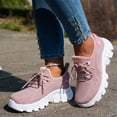 thumbnail image 2 of Womens Chunky Walking Shoes Comfortable Arch Support Orthopedic Woven Non Slip Jogging Work Fashion Sneakers, 2 of 8