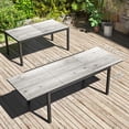 thumbnail image 3 of Outsunny 63"-94.5" Extendable Patio Dining Table for 6-8 Person, Grey, 3 of 10