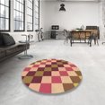 thumbnail image 4 of Ahgly Tapis Rectangulaire Orange Lavable en Machine, 3 Pieds x 5 Pieds, 4 of 7