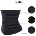 thumbnail image 3 of Women Waist Trainer Neoprene Zipper Double Belt Workout Slimming Trimmer, 3 of 6