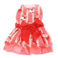 thumbnail image 1 of Chien de Compagnie Robe de Noël, Léger Doux Chiot Vêtements de Noël pour la Fête, 1 of 7