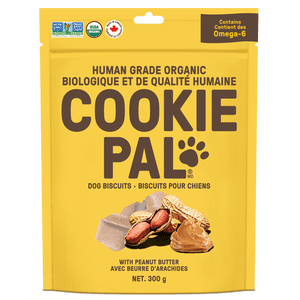 COOKIE PAL Peanut Butter Biscuits Human Grade and Organic Dog Treats 300g