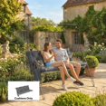 thumbnail image 2 of Outsunny Bench Cushion Water-Repellent, Dark Grey, 2 of 10
