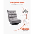 thumbnail image 4 of VEVOR Chaise de Jeu au Sol Pivotante à 360° avec 4 Positions Réglables Chaise de Sol Pliante, 4 of 9