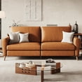thumbnail image 2 of Canapé de 84 Po, Causeuse 3 Places pour Salon, Causeuse Moderne, Brun, 2 of 8