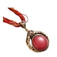 thumbnail image 4 of maskred Unique Pendant Necklace For Women 鈥?Bohemian Style Lovers Handmade Gift N001-Red 5Set, 4 of 6