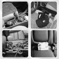 thumbnail image 4 of Qiaoxi Car Back Seat Organizer with Foldable Table Tray, Adjustable Buckle Mounting, Multi-Functional Storage Rack Phone Pockets, Utility Tool for Kids Toddlers Travel, 4 of 6