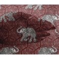 thumbnail image 4 of oneOone Viscose Chiffon Fabric Elephant Block Decor Fabric Printed BTY 42 Inch Wide, 4 of 4