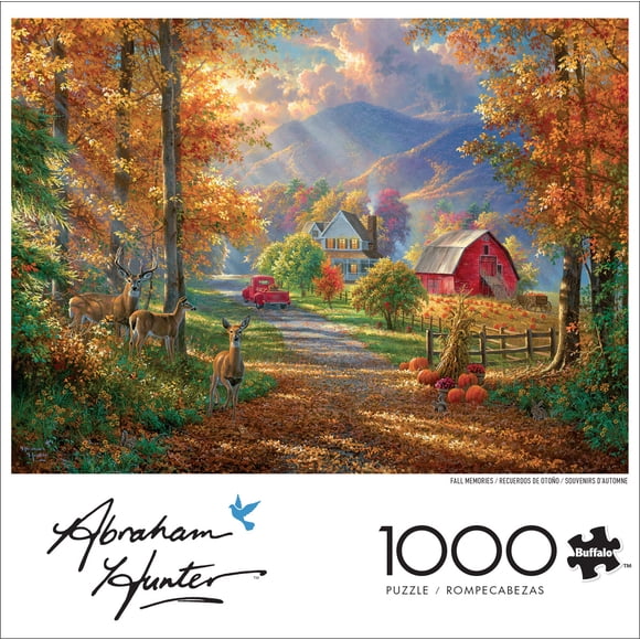 Buffalo Games Fall Memories 1000-Piece Interlocking Jigsaw Puzzle for Adults Ages 14+