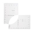 thumbnail image 1 of Can Be Folded In Half T-shirt Guide Ruler Round Neck Calibration Tool Centering Alignment Tool Pool Material: Acrylic Please Place An Order And Send The Main Picture To Confirm The, 1 of 8